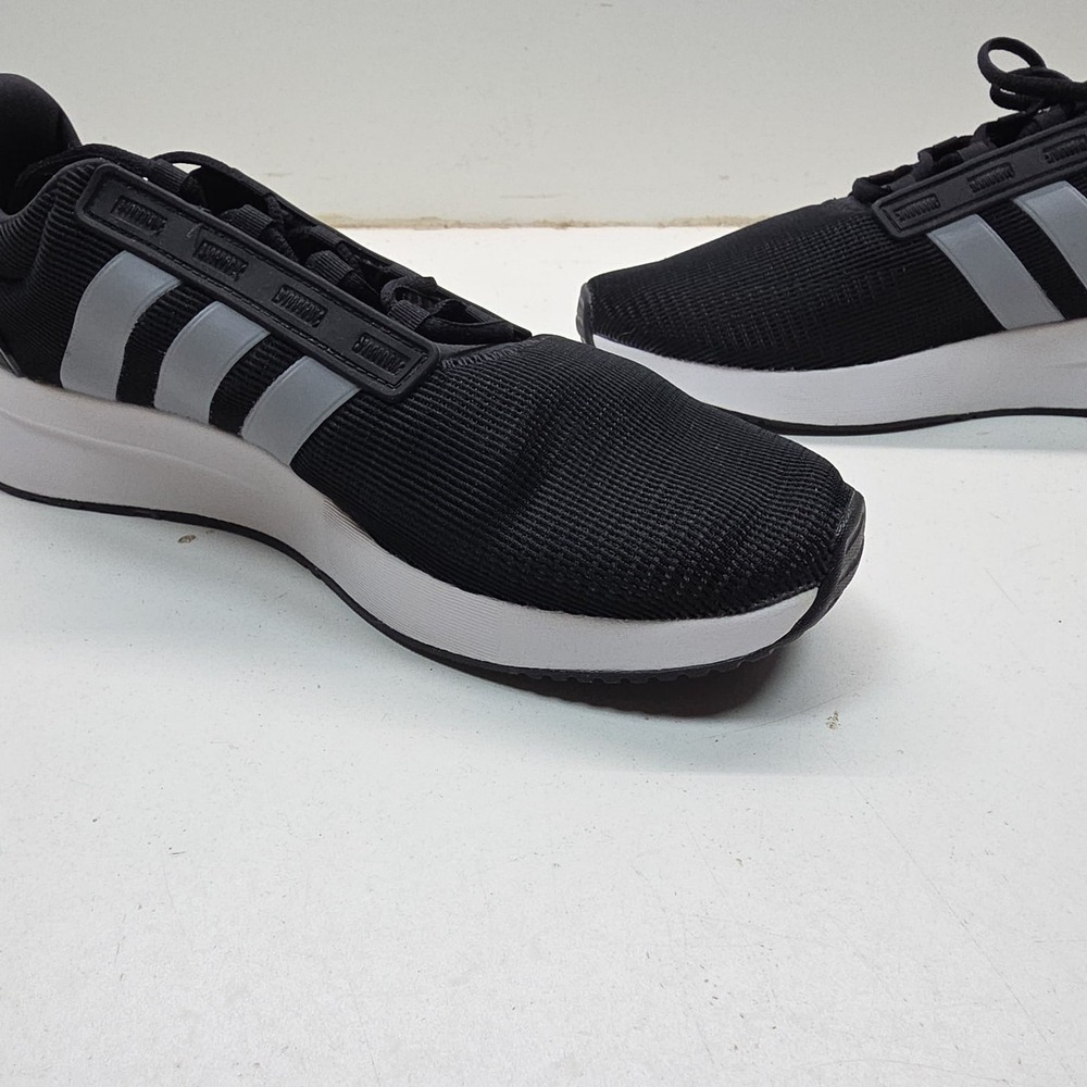 Adidas Racer TR21 Men's Running Shoes Black White with Yellow Accent Size 11 - Picture 8 of 13